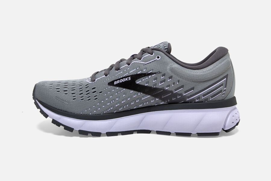 Brooks Ghost 13 Road Running Shoes - Womens - Grey/Black/Purple - LG9753180